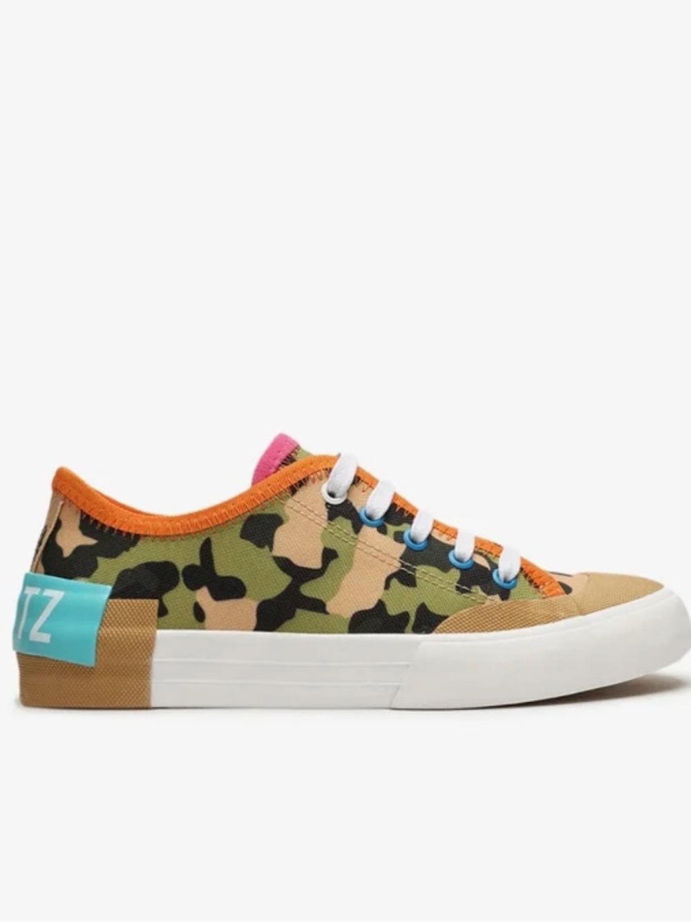 Schutz Jungle Lona Camouflage Sneakers Size 40